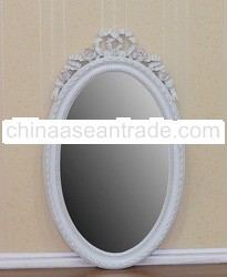 French Furniture - Oval Carved Mirror