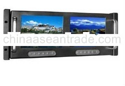 2 x 7'' Rack Mount LCD Monitor