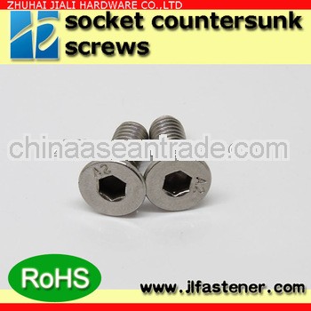 stainless steel countersunk head screws din7991 for bicycle