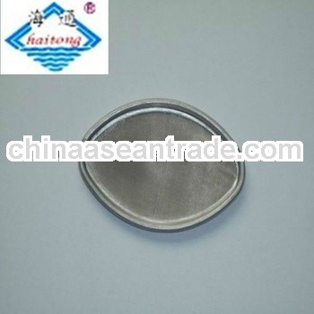 stainless steel irregular edge wrapped filter disc