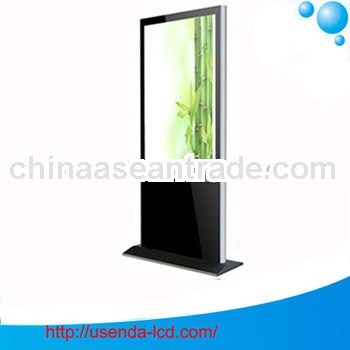 stand alone 42inch led advertising panel touch screen kiosk