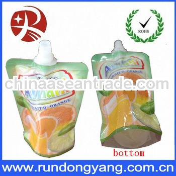 stand up bag with spout for juice