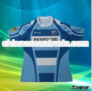 sublimation polyester rugby jersey