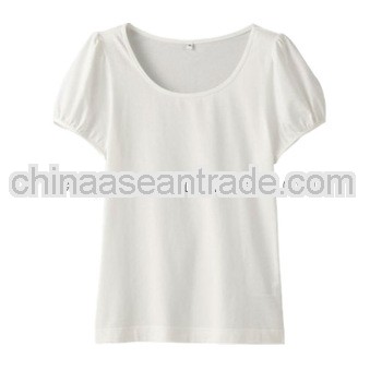 summer short sleeve fashion latest women cotton t-shirt