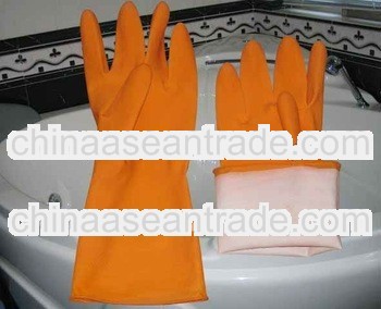 thick extra long rubber gloves/ house/kitchen /cleaning room protect your hand FDA/CE/ISOBest servic