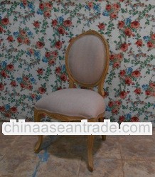French Furniture Dining Chair Shabby Color.