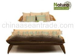 Outdoor Rattan Sofa Bed Lounger