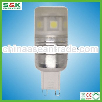 ultra bright g9 led g9 lamp with 11pcs 3.5W 5050smd 240lumen(constant current)