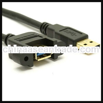 usb panel mount extension cable