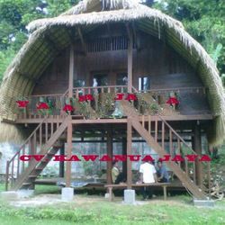 Wooden Staging House original from Manado in North Sulawesi, 
