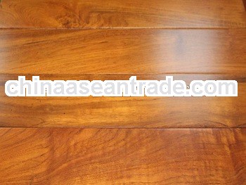 water proof solid wood floor asian teak from Foshan factory