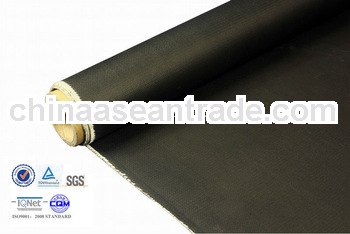 weave locked fireproof 28 oz acrylic coated black insulation cloth