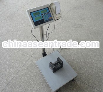 weighing scale with printer