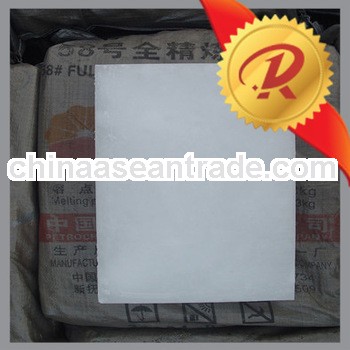 white color fully refined paraffin wax 54/56