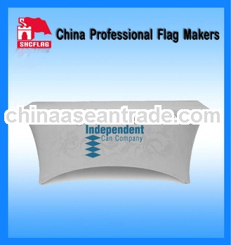 wholesale advertising stretch table cover printing logo