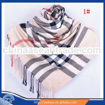 wholesale new design fashion cotton scarf with tassels
