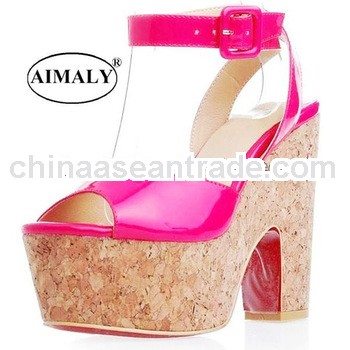 women'leather sandals hot sell lady shoes
