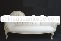 Provencal Carved Chaise Longue