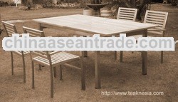 Teak wood Dining Table and Chair