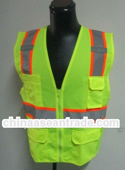 yellow safety reflective jacket with EN471 standard