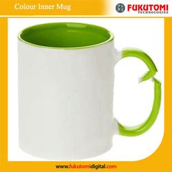 11oz sublimation inner color coating mug
