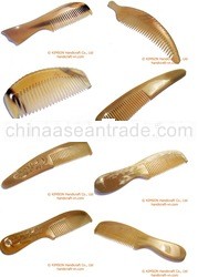 Combs Made Of Water White Buffalo Horn