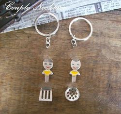 chef Couple Necklace/Keychain