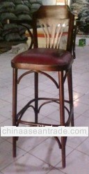 Bar Chair with Armrest - Wooden Bar Chair