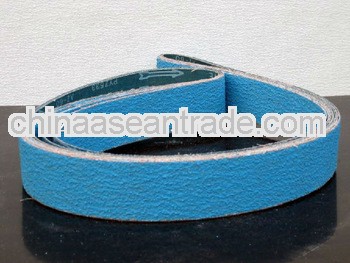 zirconia coated abrasive belt for stainless steel and wood etc.